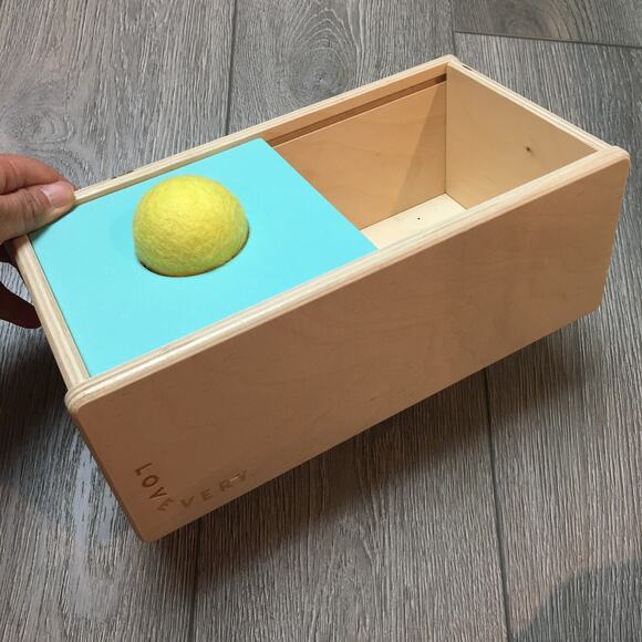 Lovevery Other - Lovevery Green Sliding Top Ball Drop The Thinker Play Kit